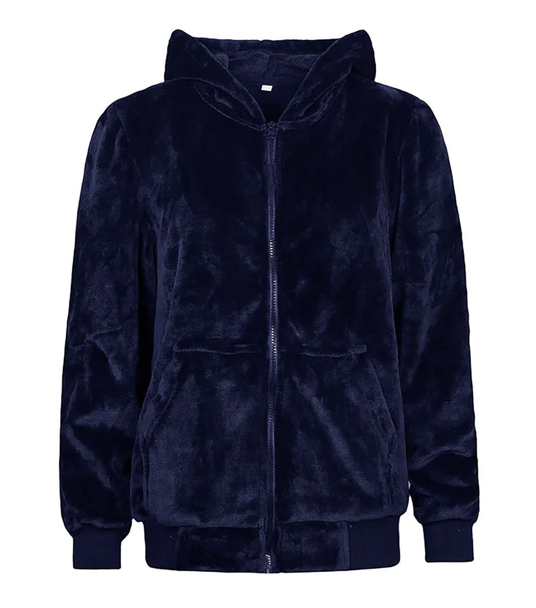 Wärmehalter - Mens Soul Warming Soft Fleece Lounge Hoodie - Navy