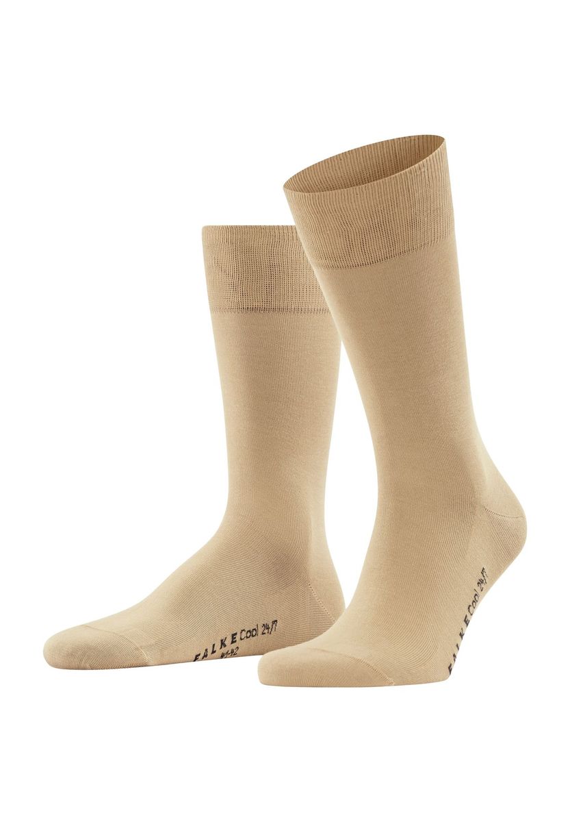 FALKE Cool 24/7 Socken, hoher Feuchtigkeitstransport, kühlend, für Herren, beige, 41/42