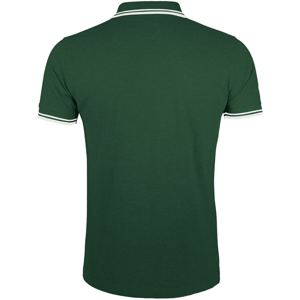 Slim-Fit Baumwoll-Polo mit Kontraststreifen