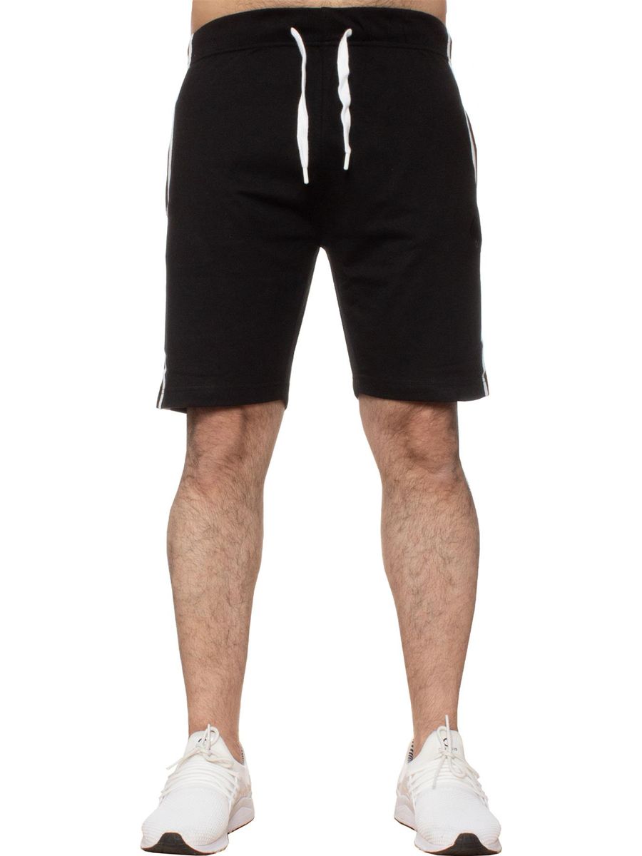 Bequeme Loungewear-Shorts mit Kontraststreifen