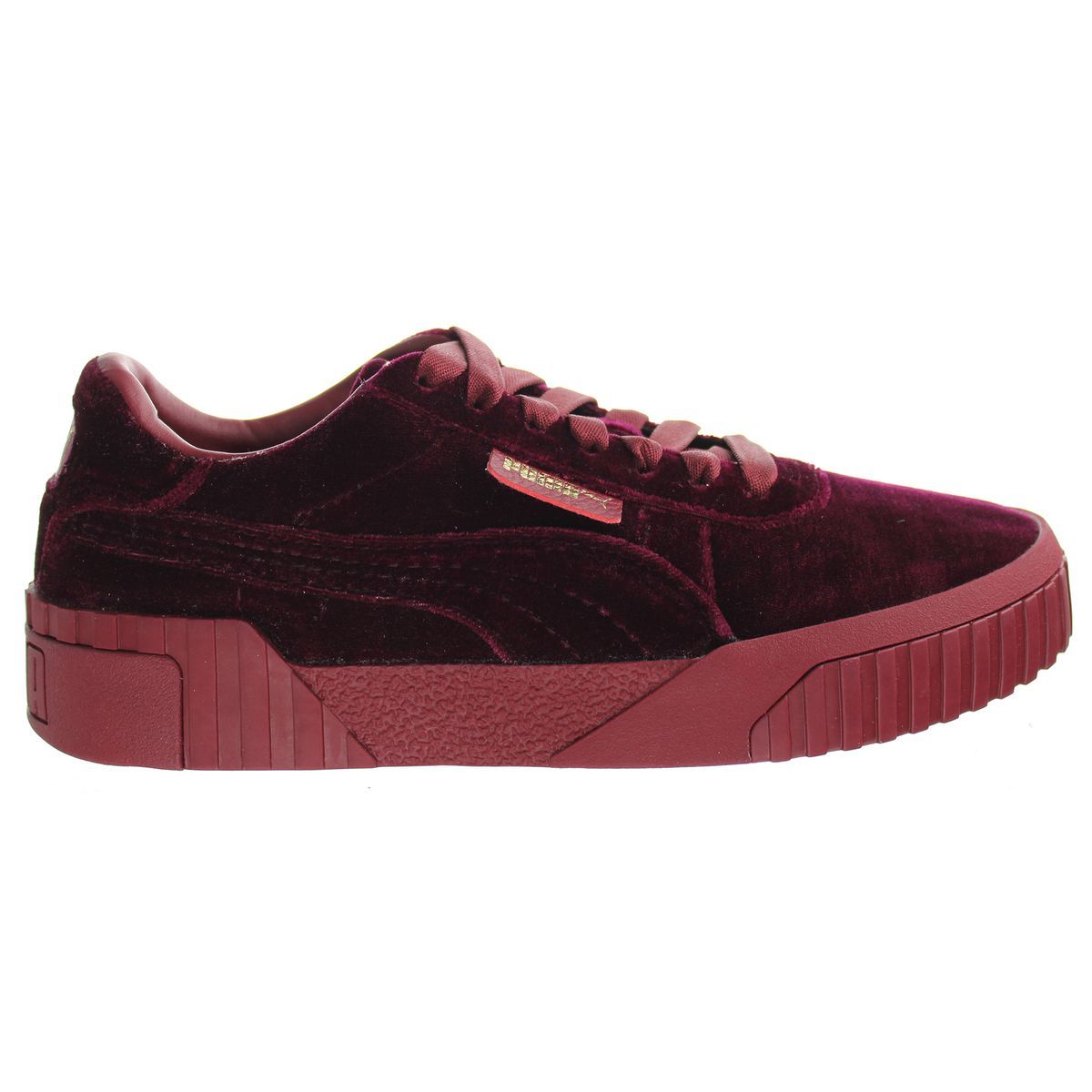 Cali Plateau-Sneaker aus Samt