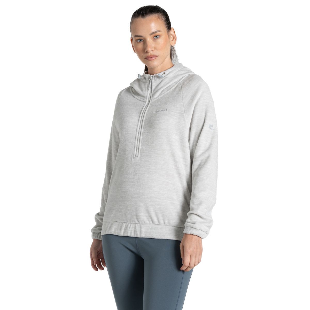 Craghoppers - "Esk" Fleece-Oberteil mit halbem Reißverschluss für Damen (Dunkelgrau)