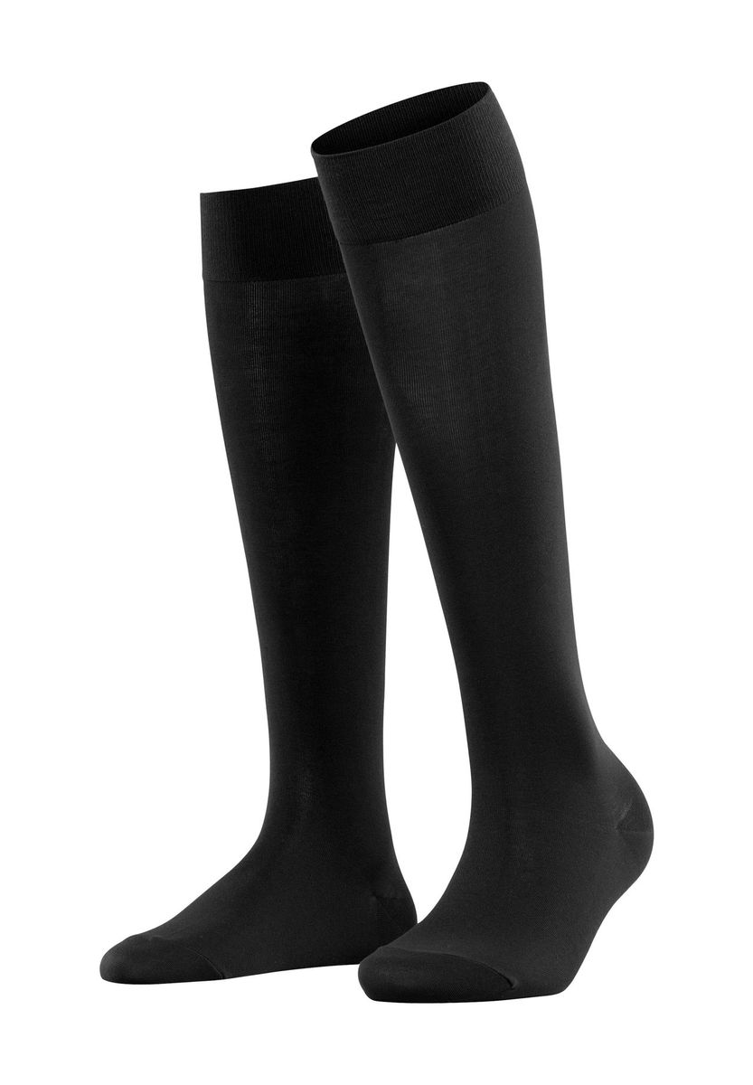 Klassische Kniestrümpfe aus Baumwollmischung