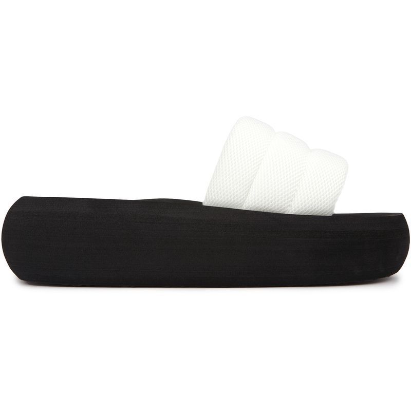 Plateau-Sandalen mit gepolstertem Obermaterial