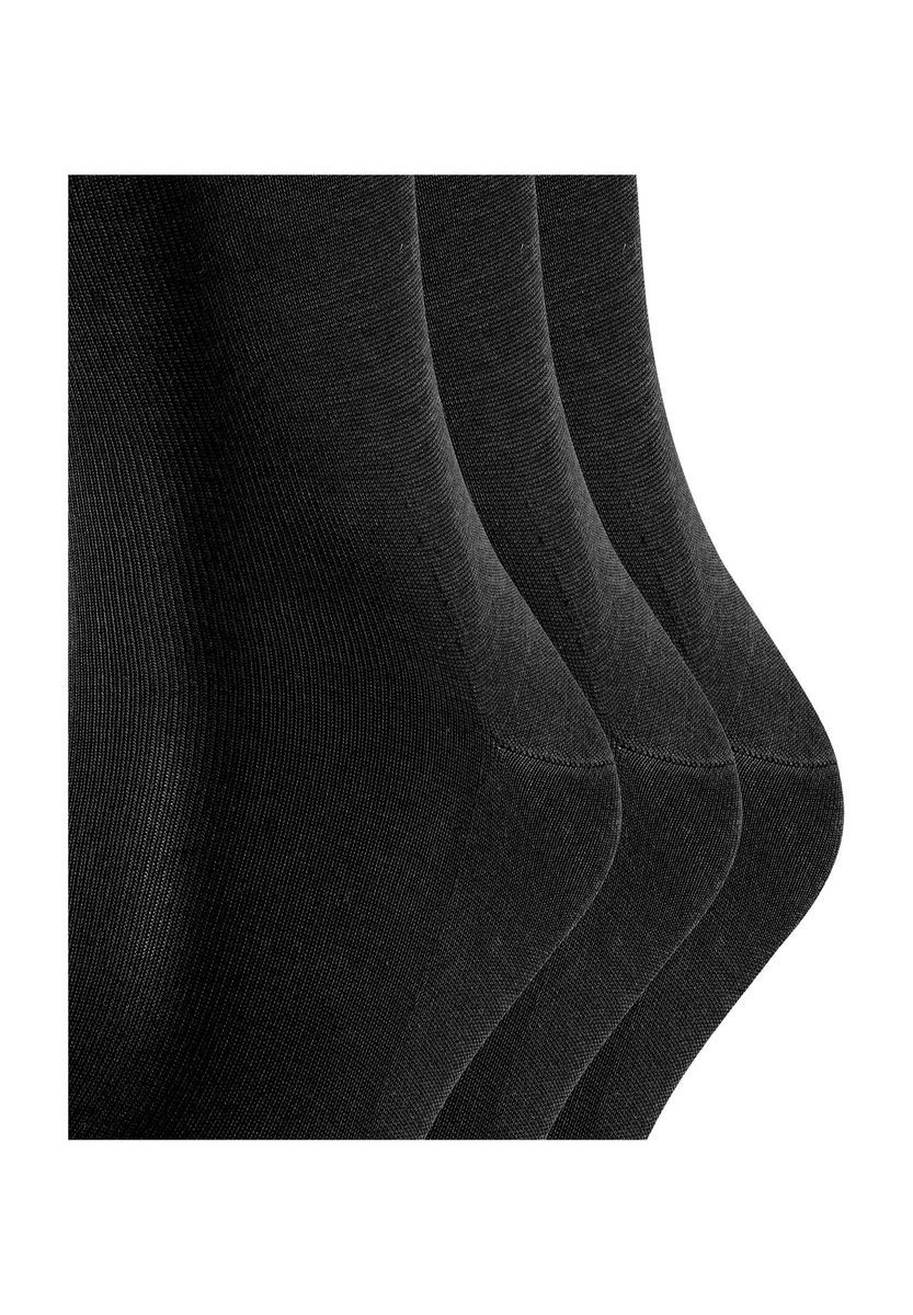 Herrensocken aus schwarzem Baumwollmischgewebe