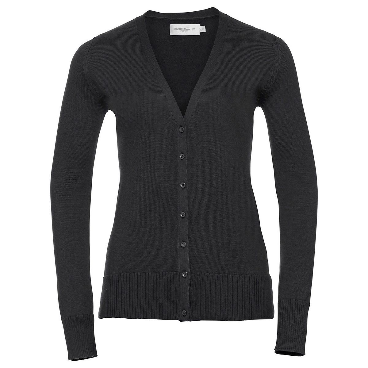Klassische Strickjacke mit Knopfleiste