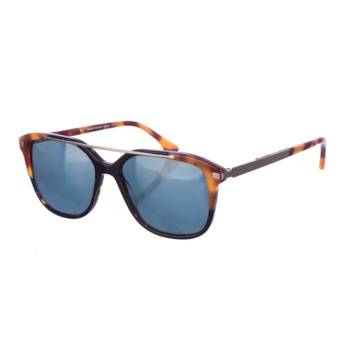 Rechteckige Sonnenbrille mit Metalldetail