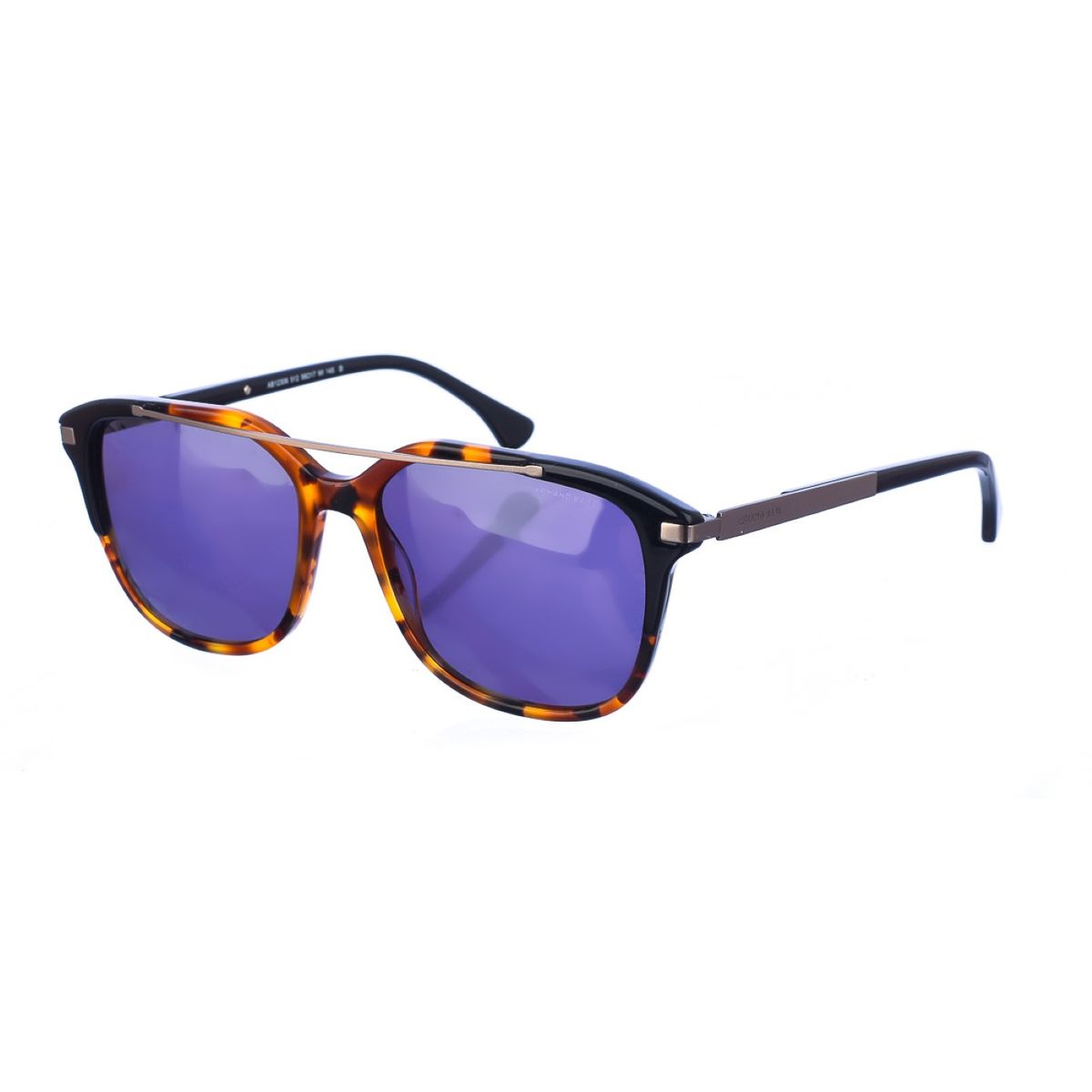 Rechteckige Sonnenbrille mit Metalldetail