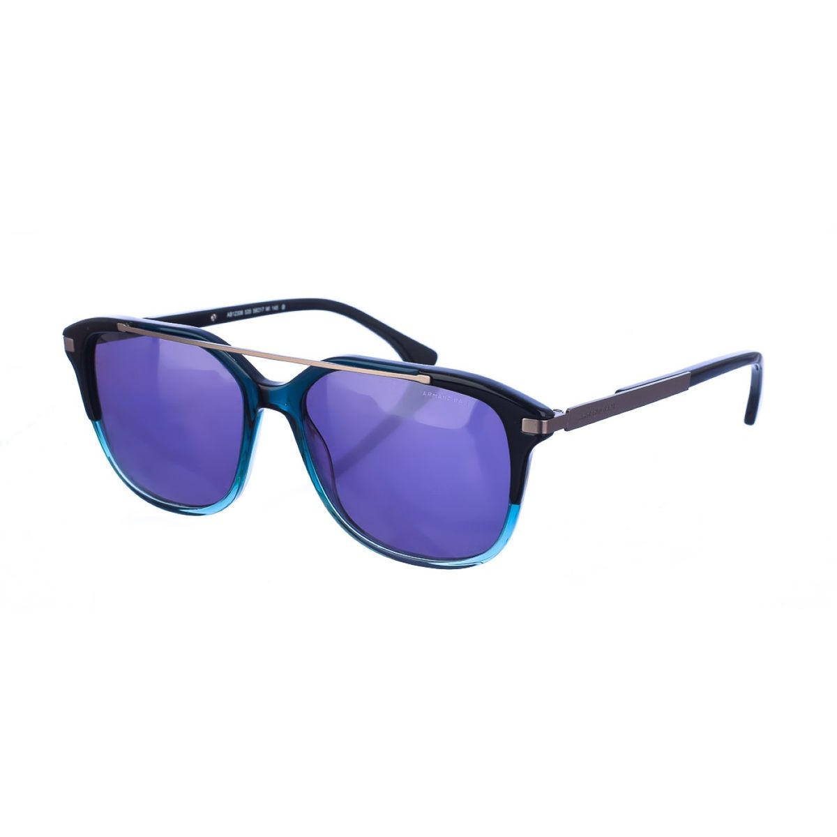Rechteckige Sonnenbrille mit Metalldetail