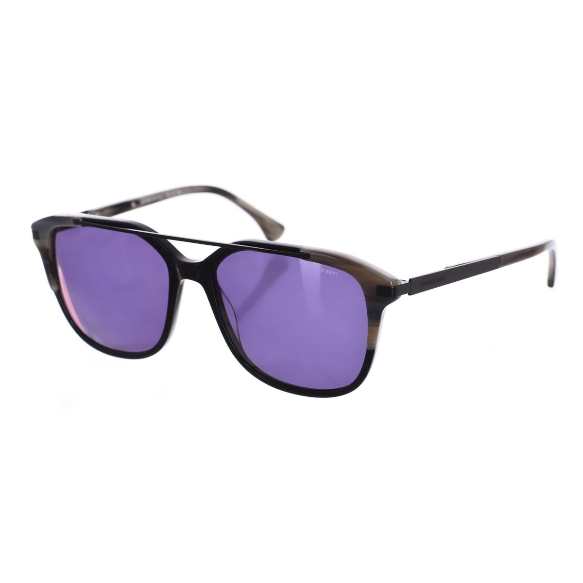 Rechteckige Sonnenbrille mit Metalldetail
