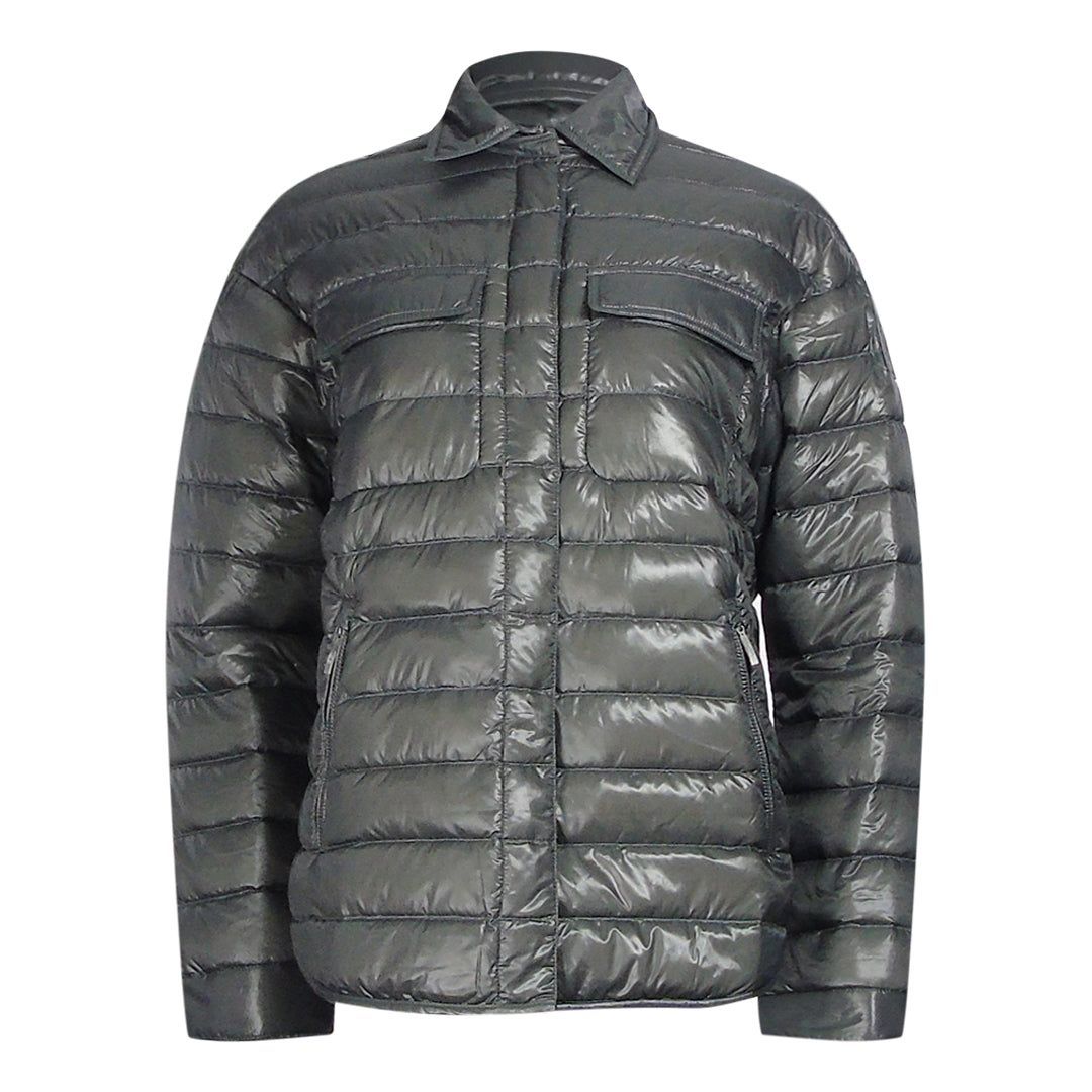 Gesteppte Daunenhemdjacke