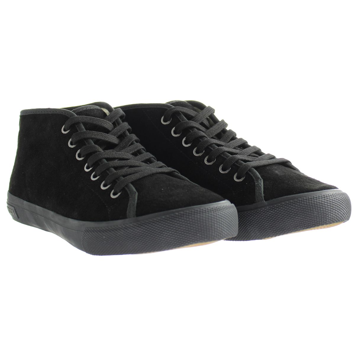 Minimalistische Wildleder Mid-Top Sneaker