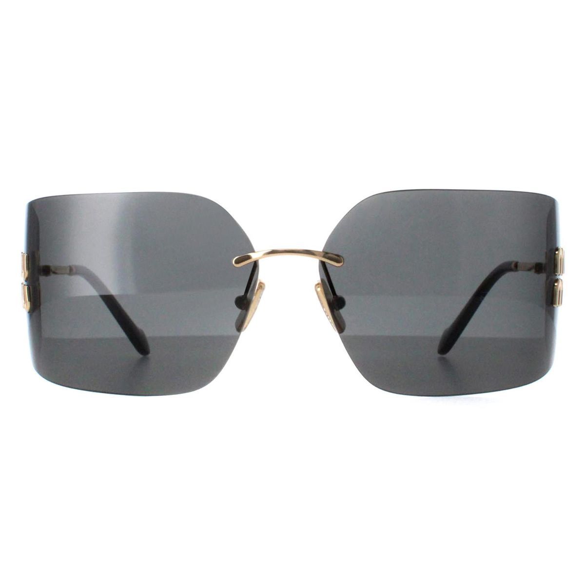 Markante randlose, quadratische Sonnenbrille