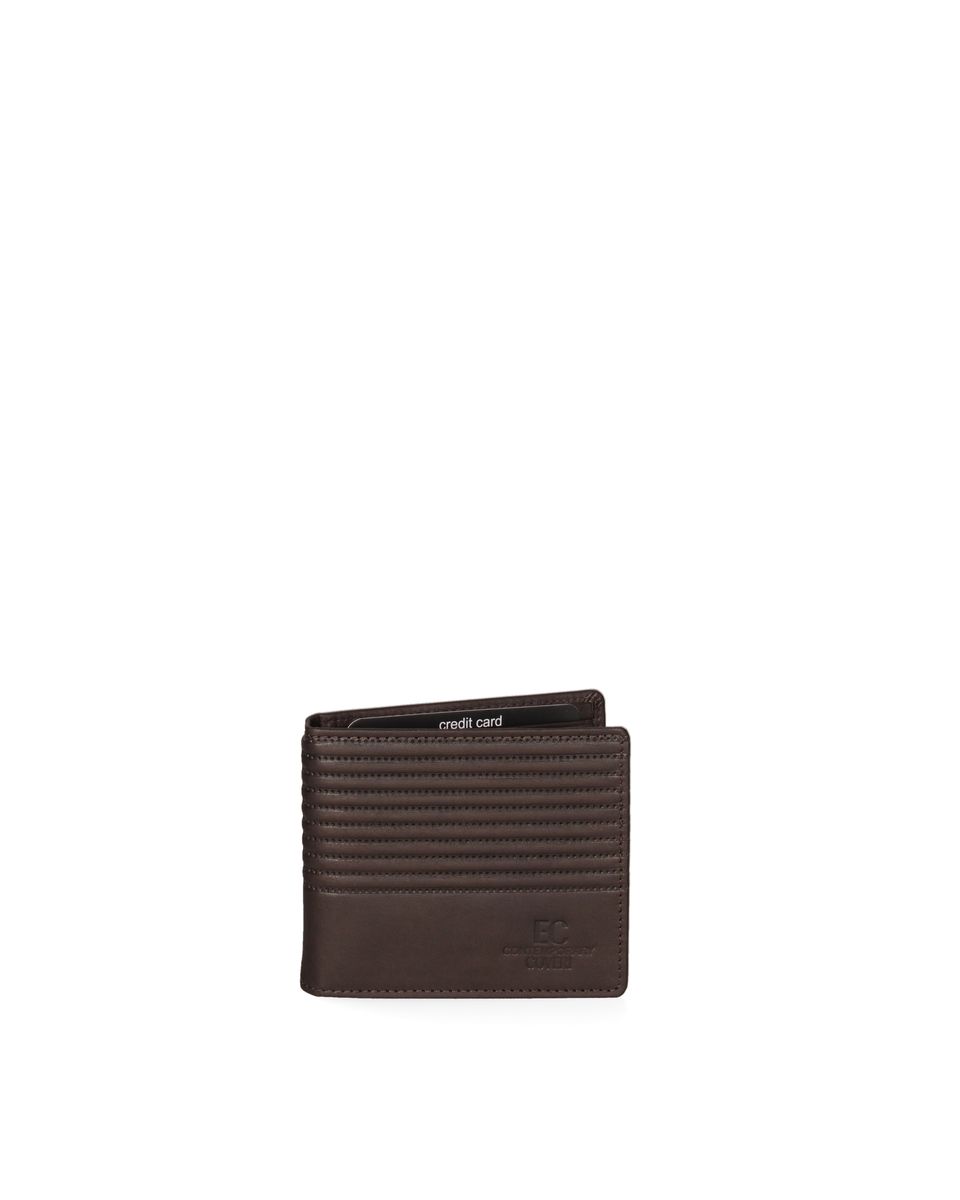 Braune Leder-Brieftasche