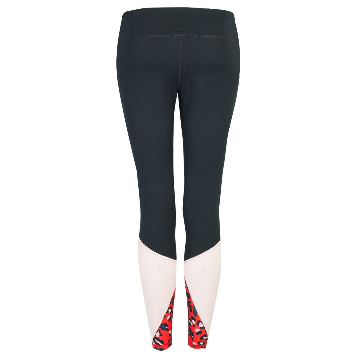 Sport-Leggings mit Color-Block und Animal-Print