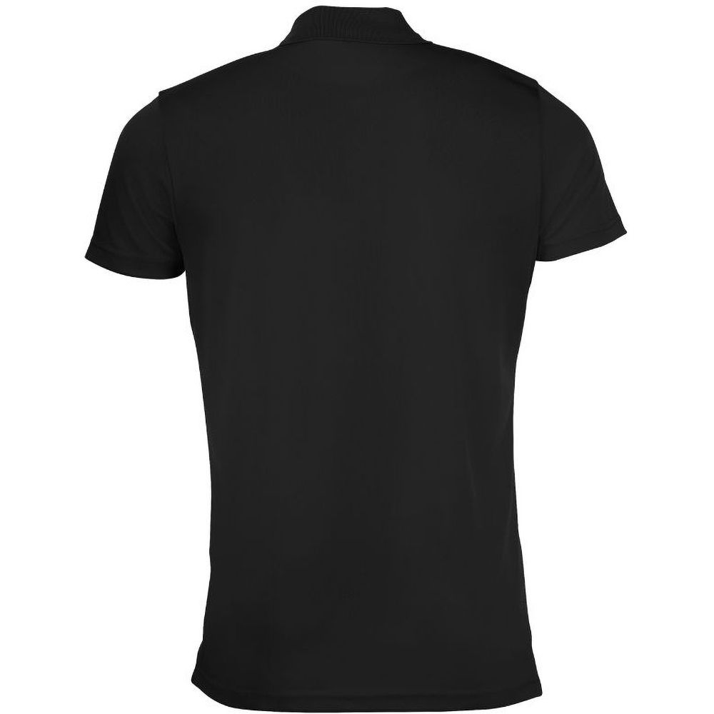 Performance-Piqué-Poloshirt mit Kontrastbesatz
