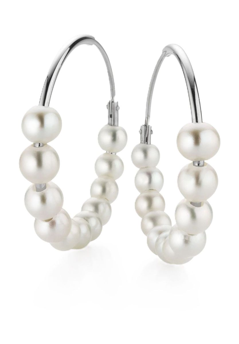 Süßwasserperlen-Creolen