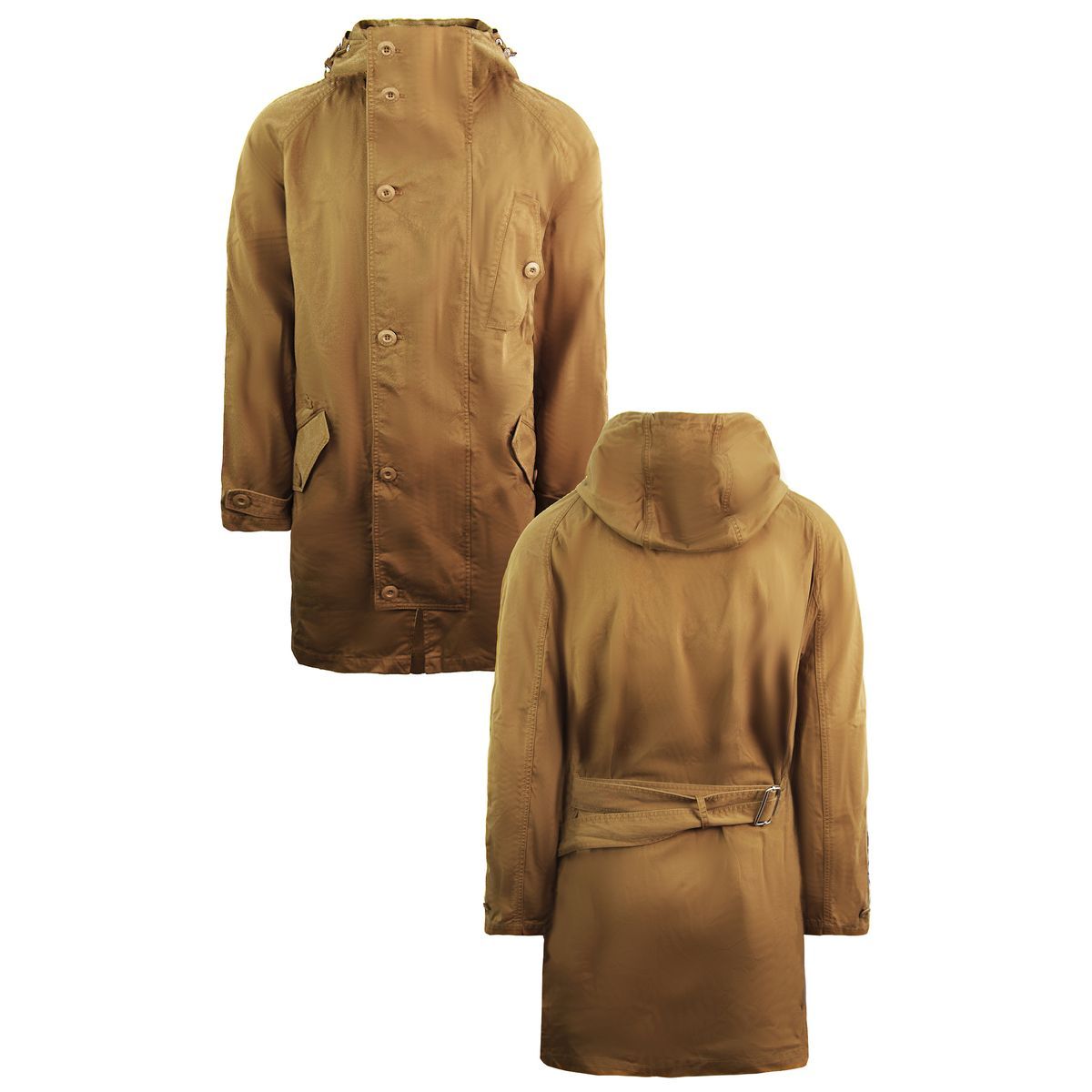 Kapuzenparka aus Twill mit entspannter Passform