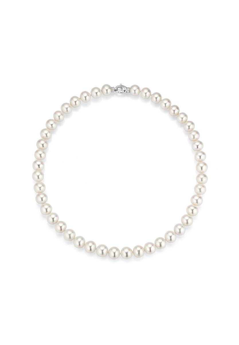 Klassische Halskette aus Zuchtperlen