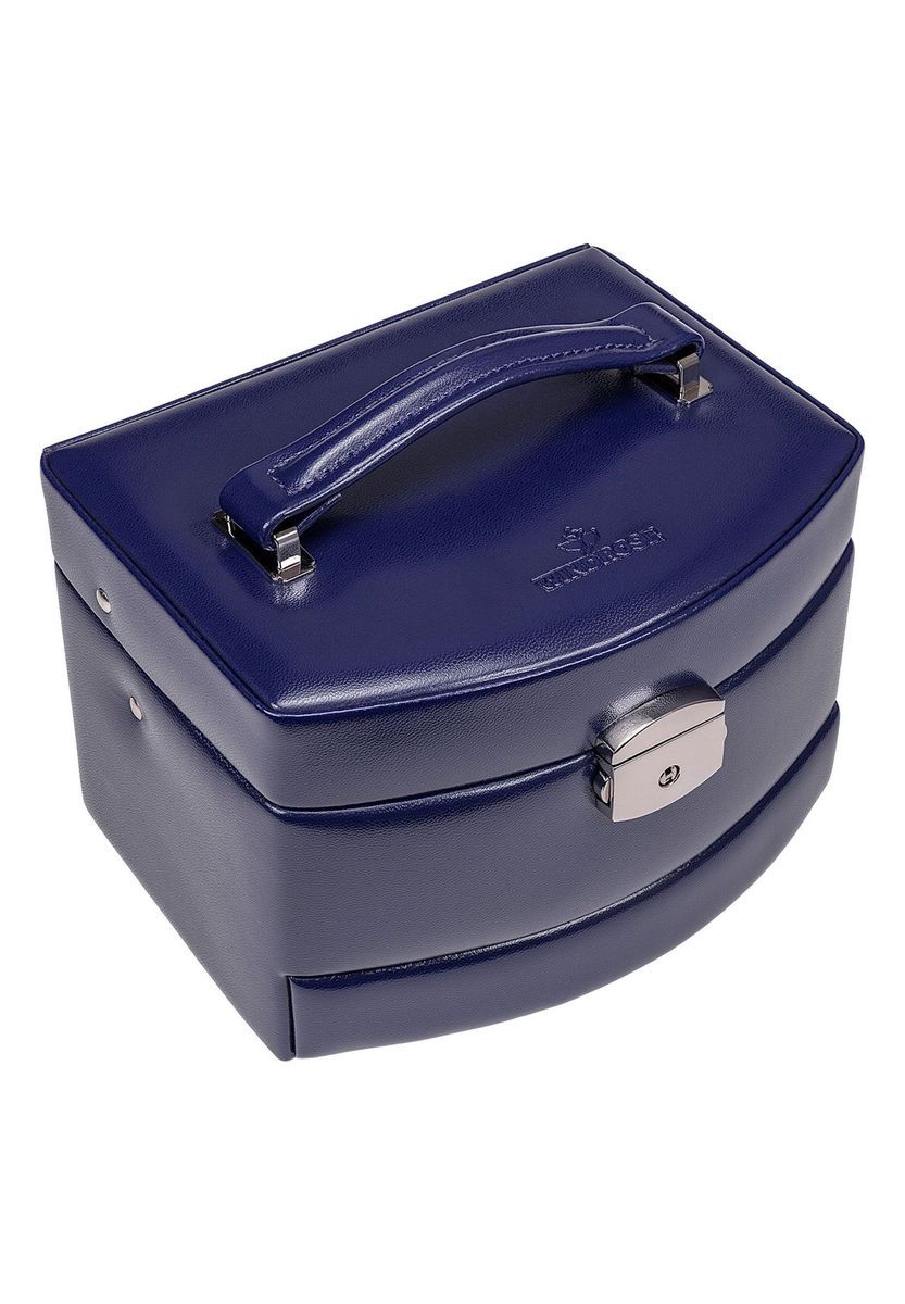 Elegante blaue Schmuckaufbewahrungsbox