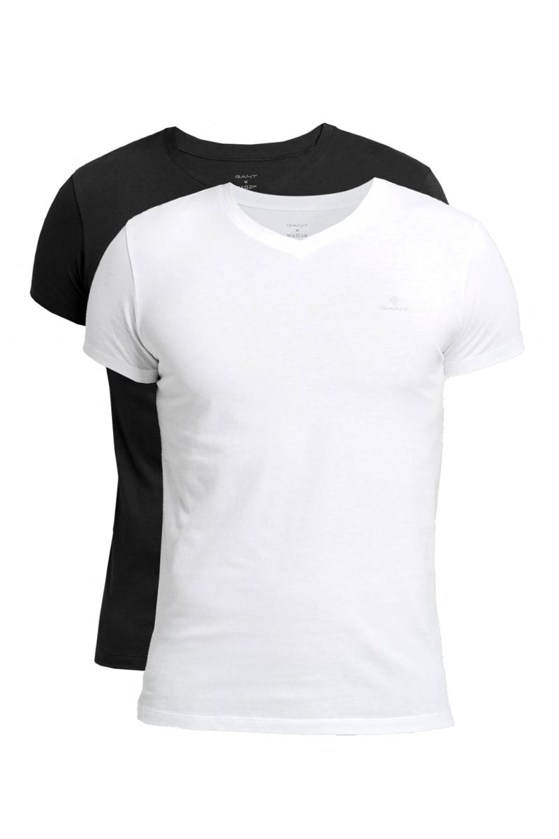 Klassisches V-Ausschnitt Baumwoll T-Shirt Pack