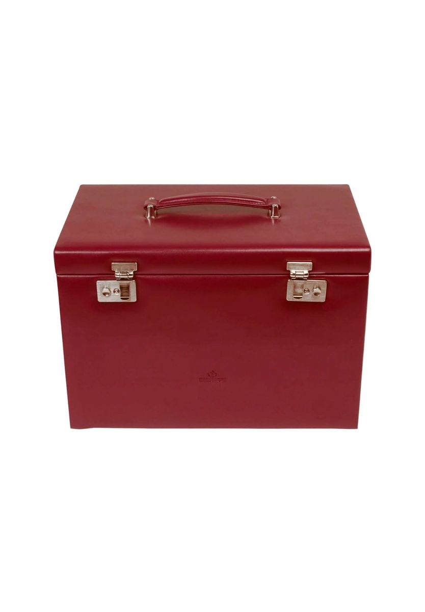 Rote Schmuckaufbewahrungsbox