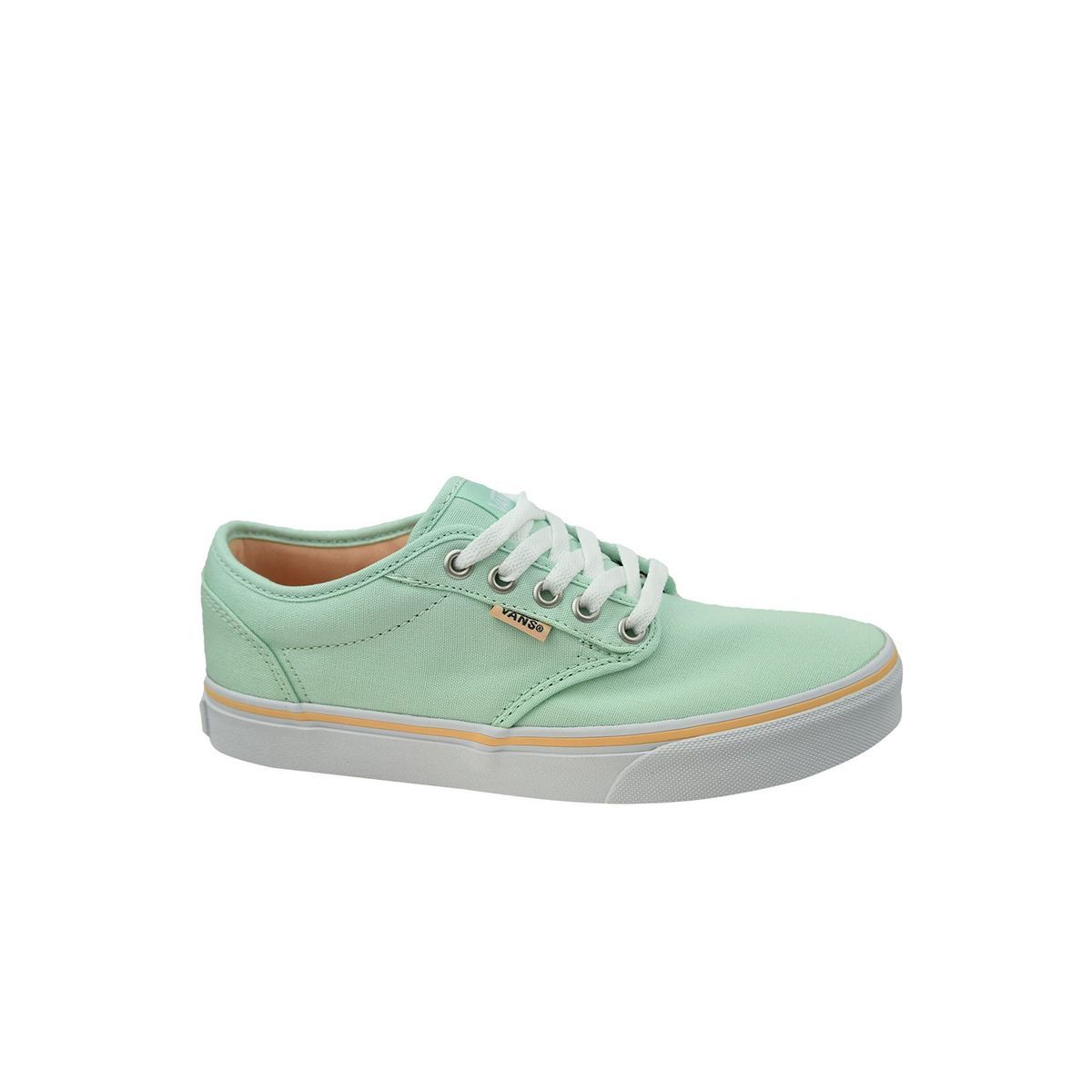 Damen Grüne Canvas Stoffschuhe
