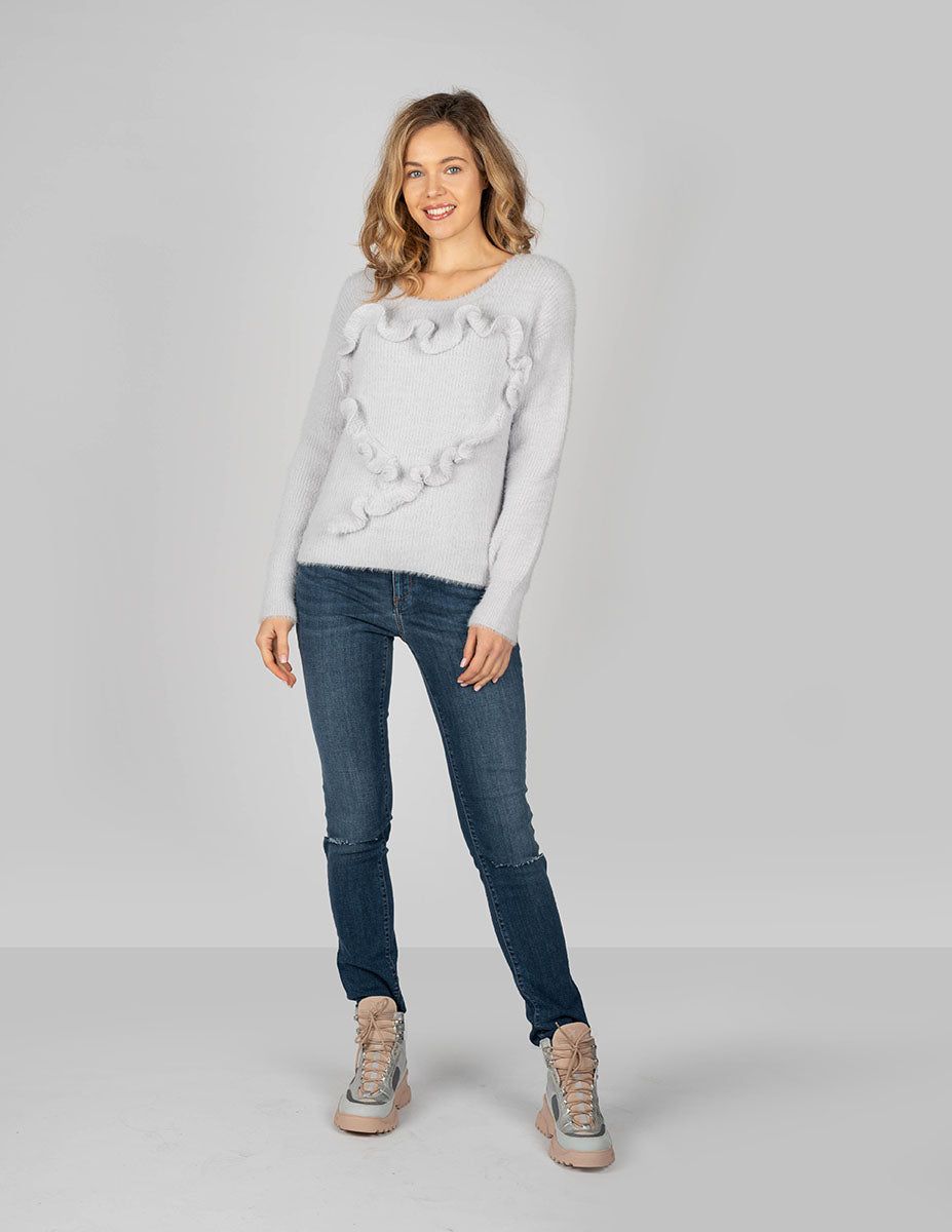 Dunkelblaue Slim Fit Jeans aus Denim
