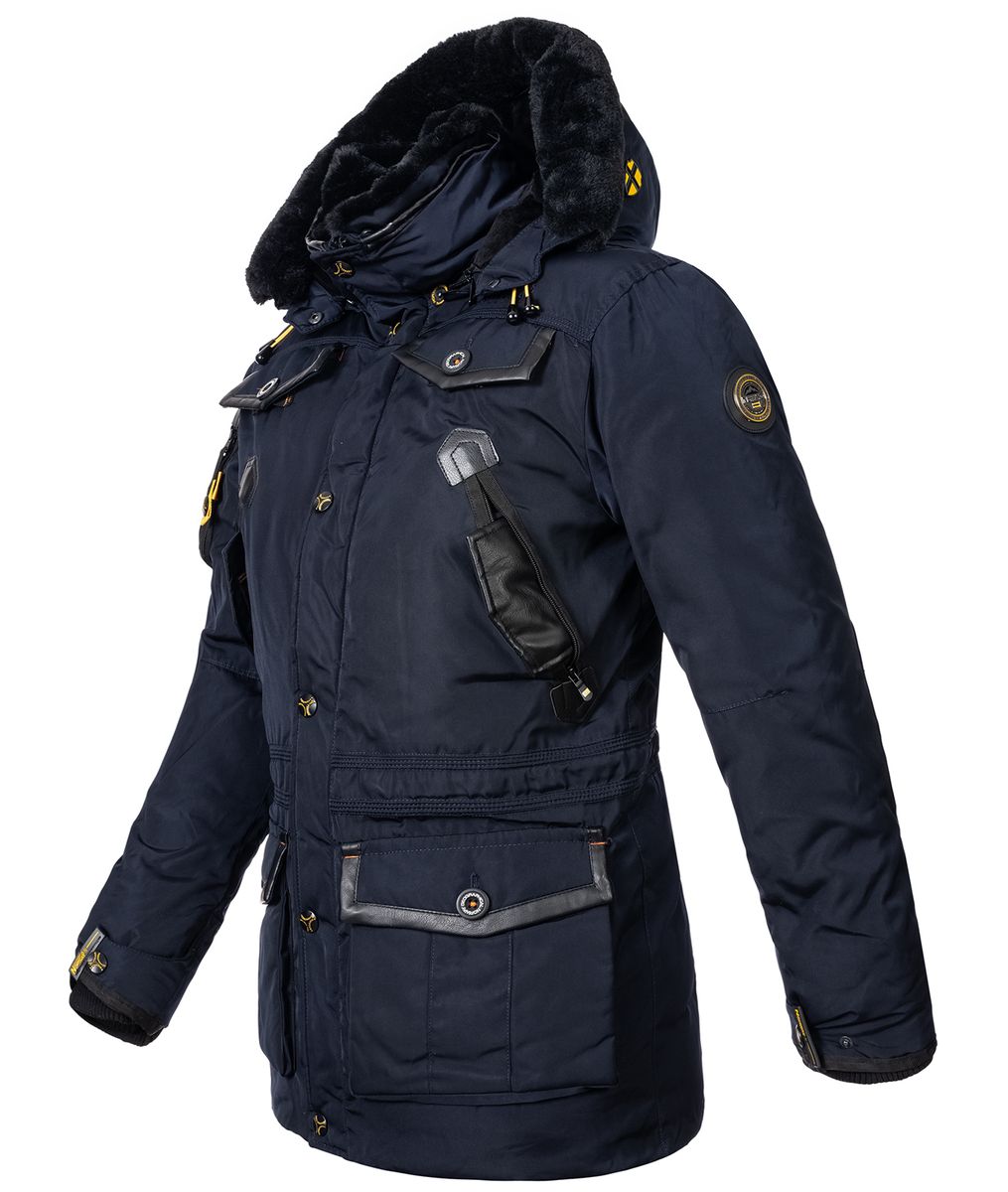 Robuster Winterparka mit Kapuze