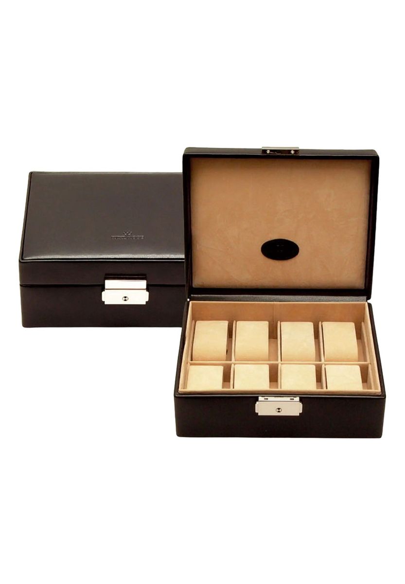 Klassische Schmuckkassette aus Leder