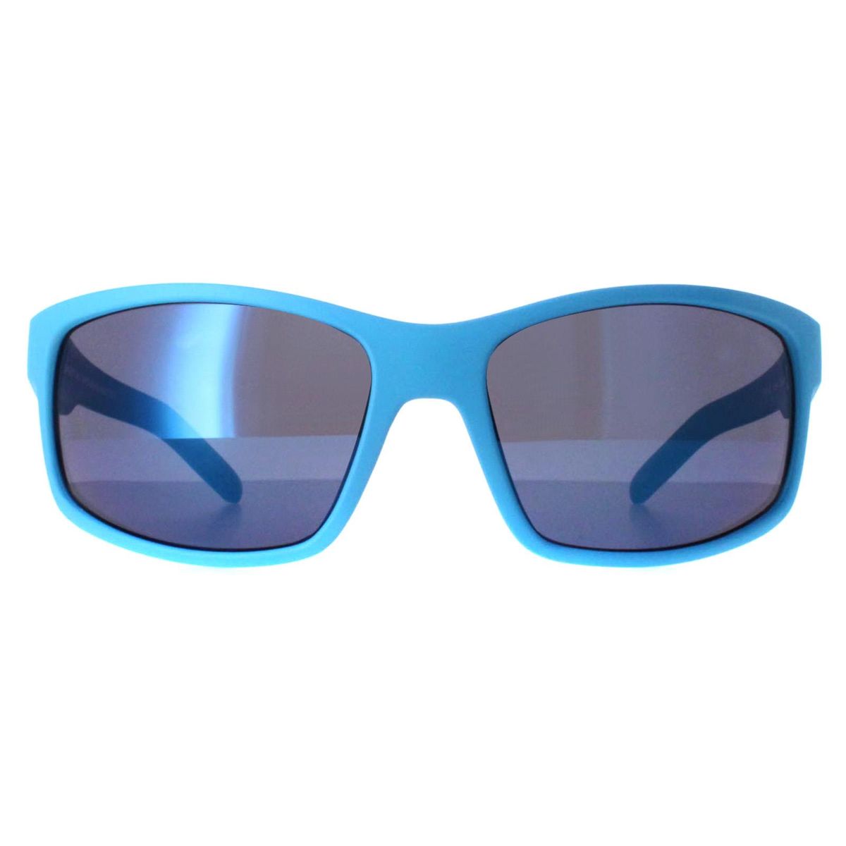 Hellblaue Unisex Wrap Sonnenbrille