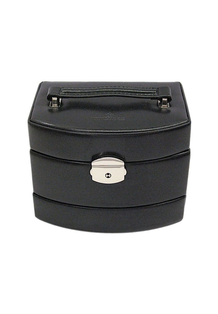 Schwarze, mehrschichtige Schmuckaufbewahrungsbox