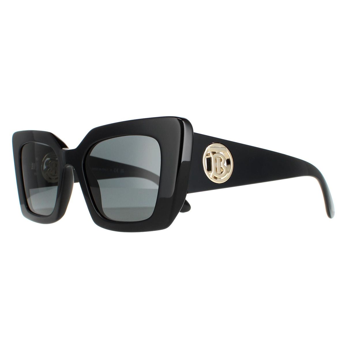 Markante Eckige Sonnenbrille mit Monogramm