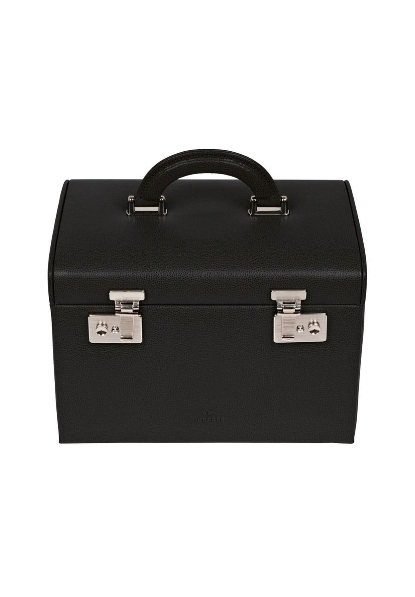 Schmuckkoffer aus Leder mit Griff