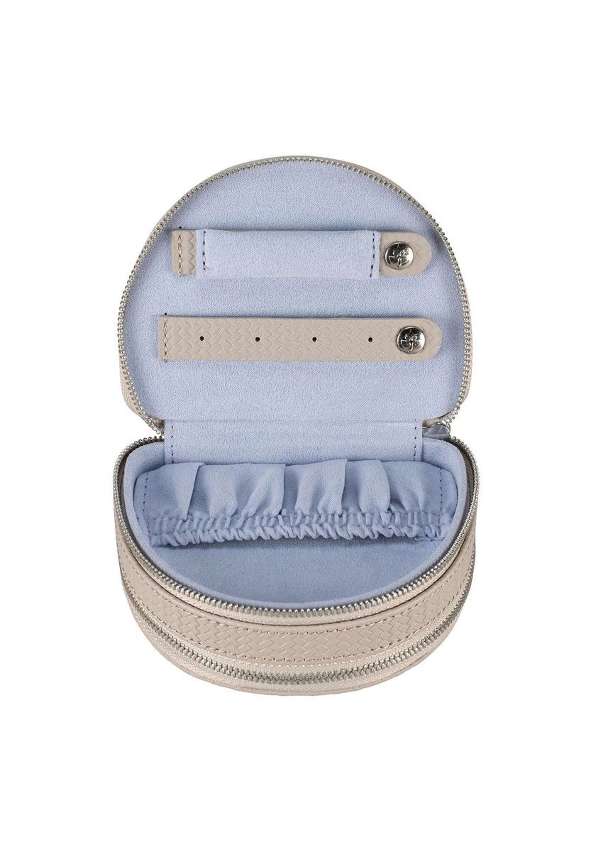 Elegante Schmuck Reiseetui mit Webmuster