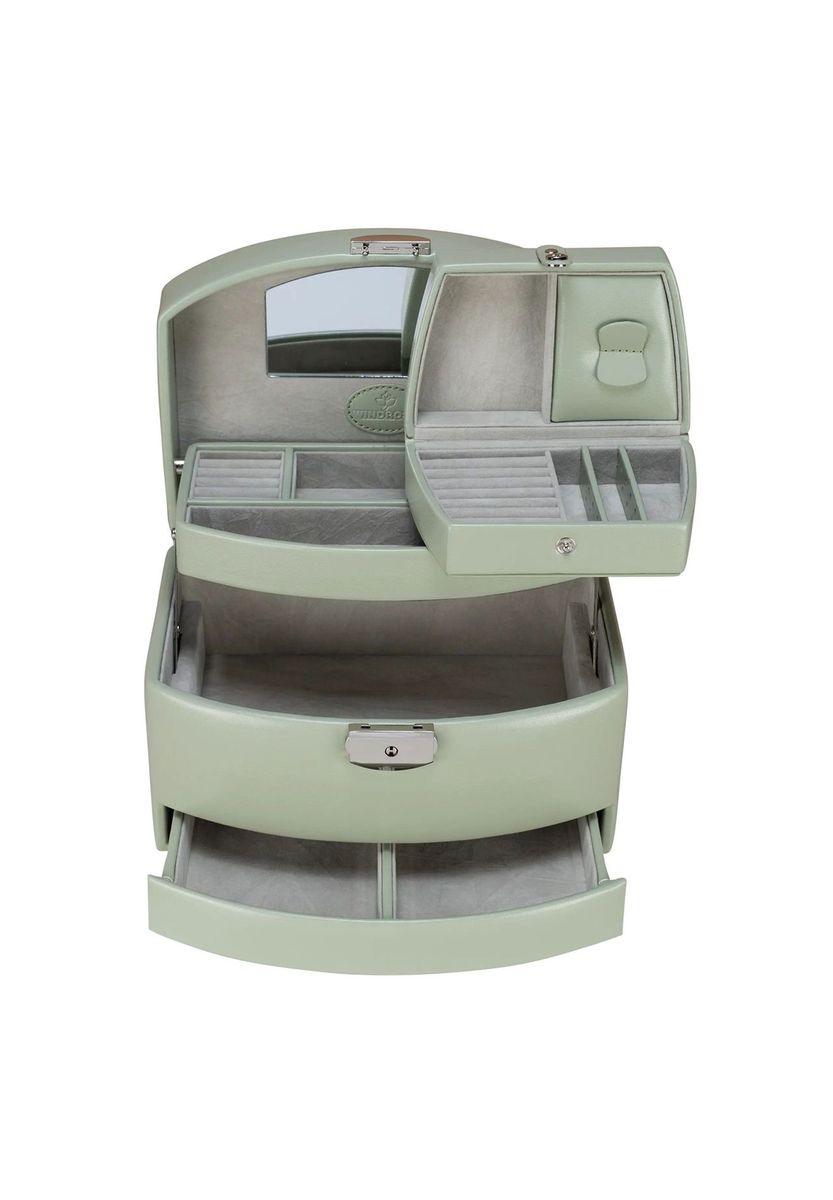 Schmuckkasten mit Schubladen und Griff