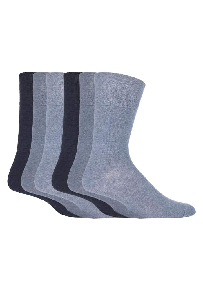 Gentle Grip - 6 Paar Herren Gentle Grip nicht elastische Socken - MGG102