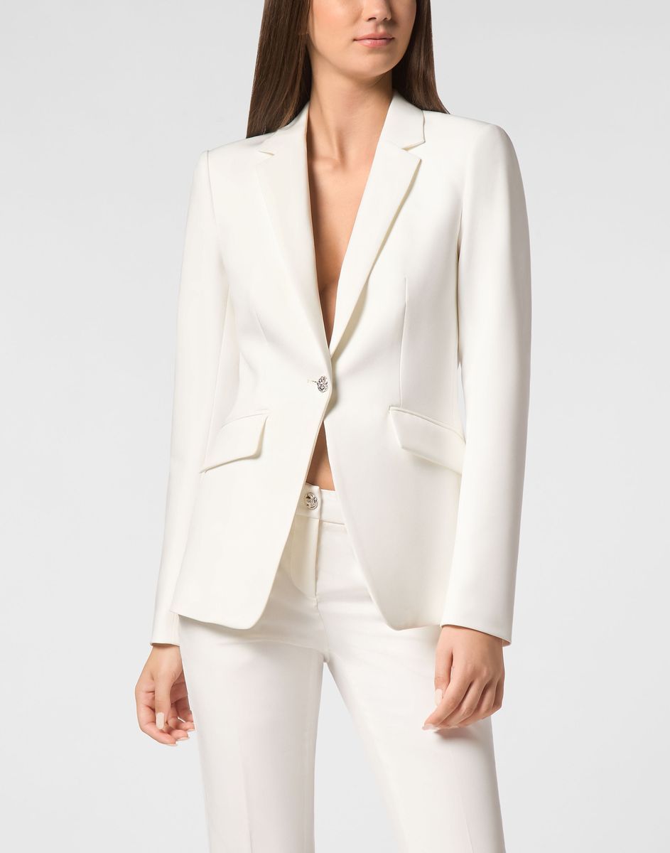 Eleganter Ein-Knopf-Abendblazer
