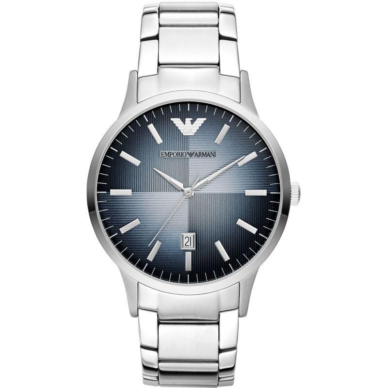 Herrenuhr aus Edelstahl mit Datumsanzeige