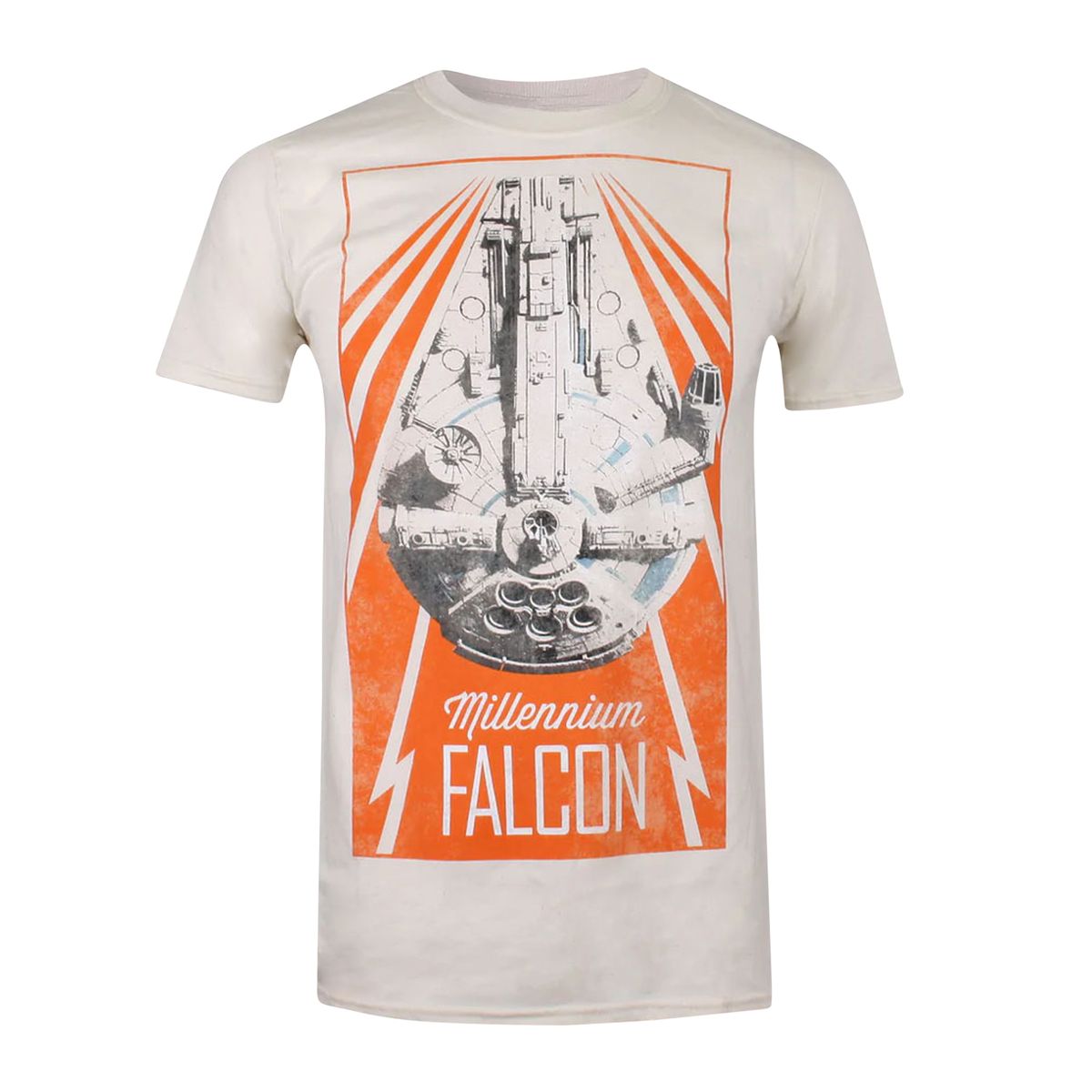 Star Wars - T-shirt MILLENNIUM FALCON - Homme (Beige pâle)