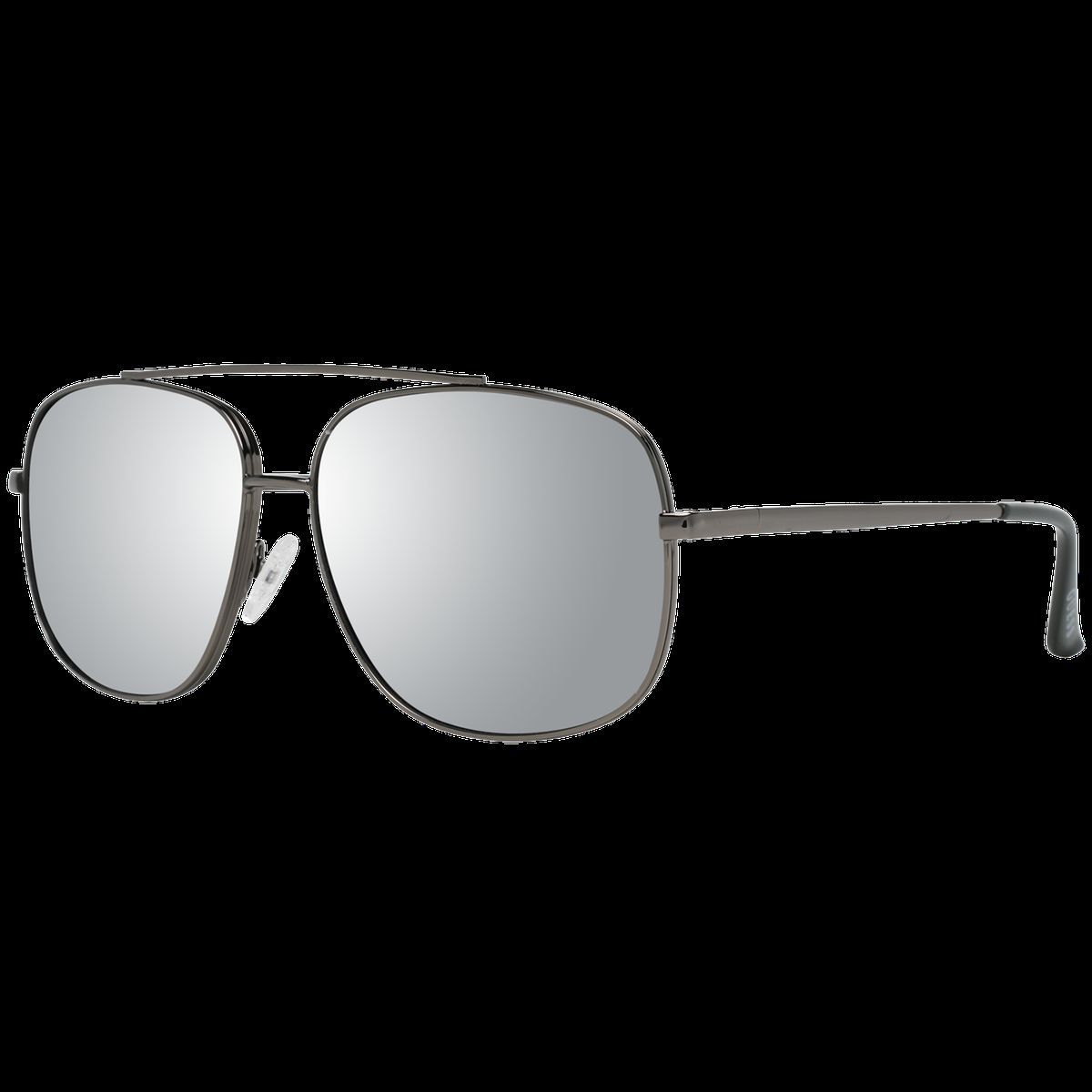 Silberne verspiegelte Pilotenbrille