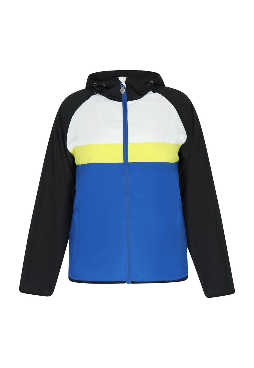 Farbblock Anorak Jacke mit Kapuze