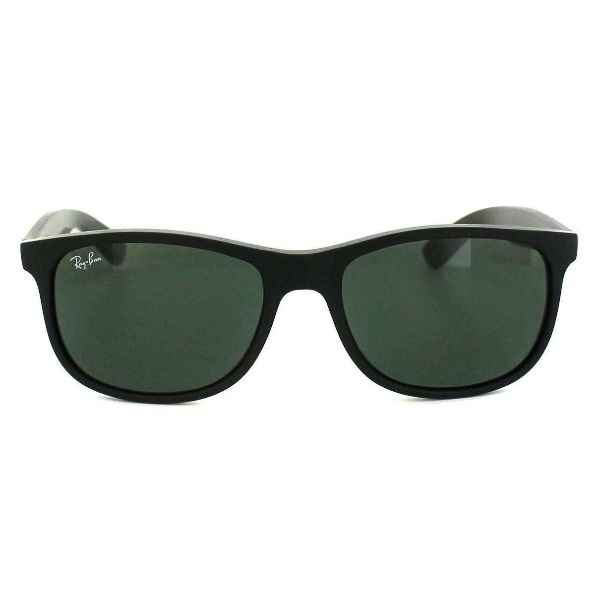 Matte schwarze Sonnenbrille im Wayfarer-Stil