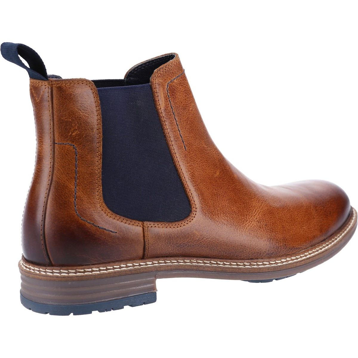 Klassische Chelsea-Boots aus patiniertem Leder