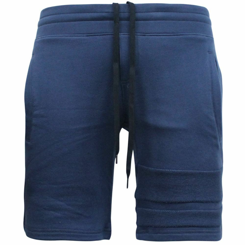 Herren Marineblaue Baumwoll-Sweatshorts