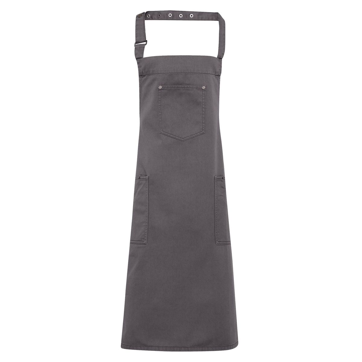 Unisex Chino Baumwollschürze mit Taschen