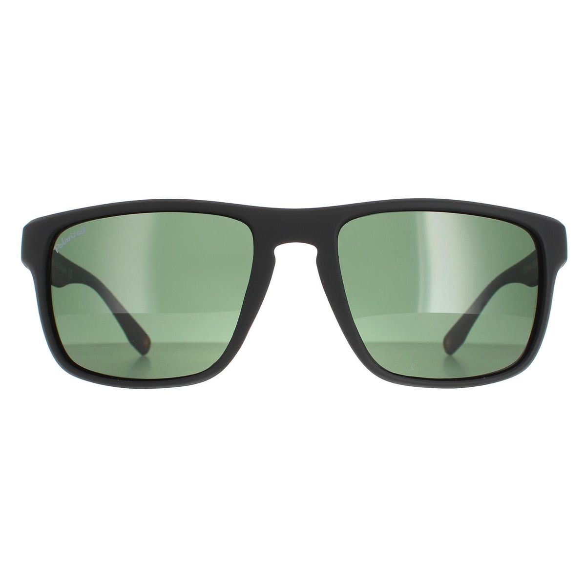 Matte Schwarze Rechteckige Polarisierte Sonnenbrille