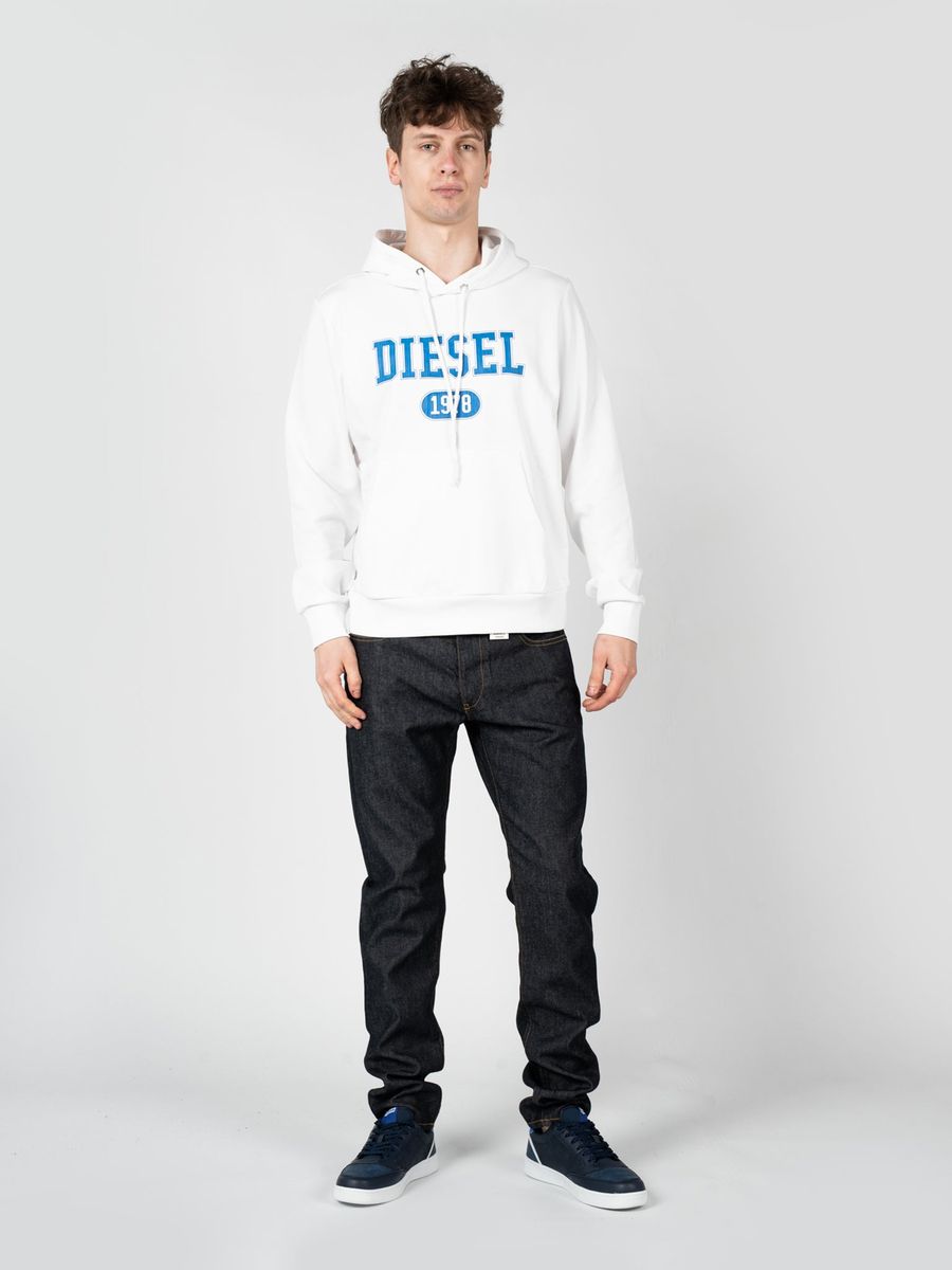 Kapuzenpullover mit Logo-Print