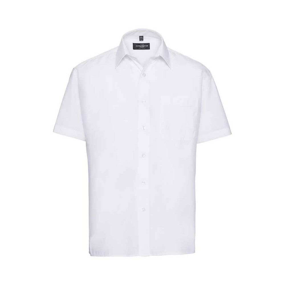 Russell Collection - Hemd Pflegeleicht für Herren (Weiß)