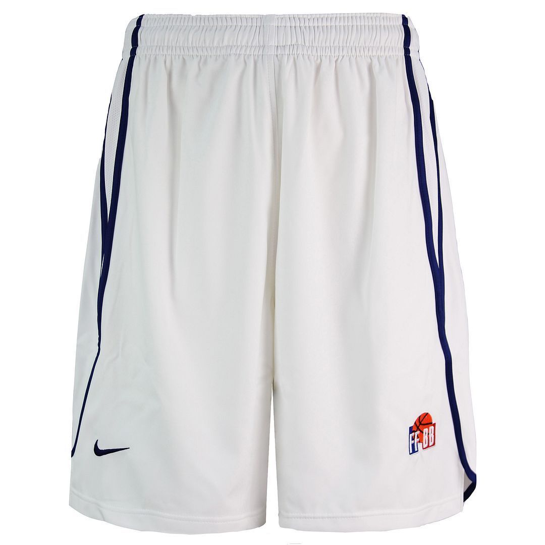Weiße Basketballshorts für Herren